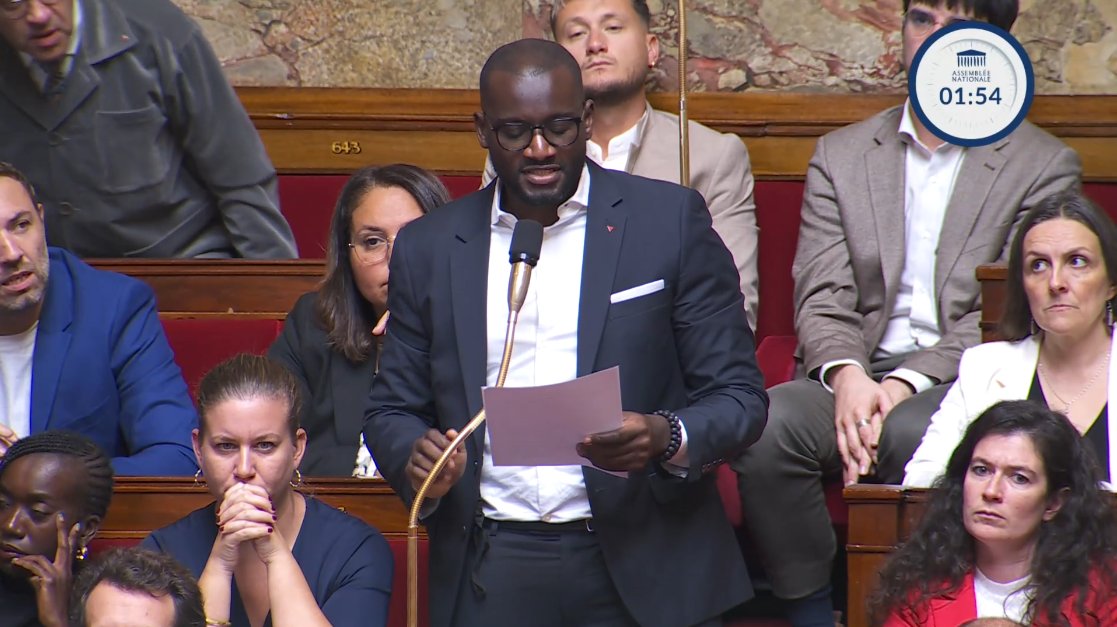 reesmarc's tweet image. Echange dans l&apos;hémicycle entre @BilongoCarlos et @AdeMontchalin suite aux révélations d&apos; @AlineRobert_ dans @LInforme_ videos.assemblee-nationale.fr/video.17437146…