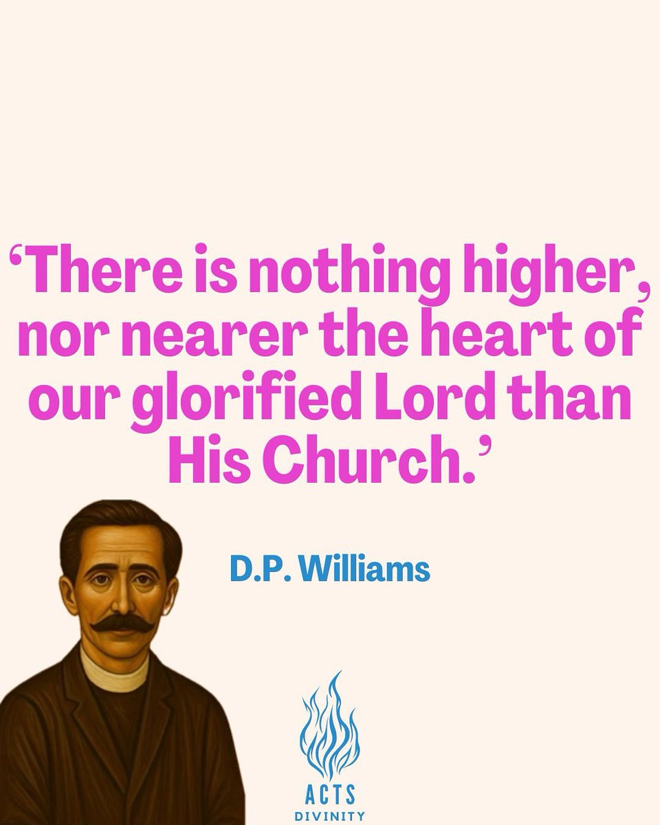 ActsDivinity's tweet image. What is the Church? Our ecclesiology class is thinking about that question currently — with a little help from D.P. Williams.