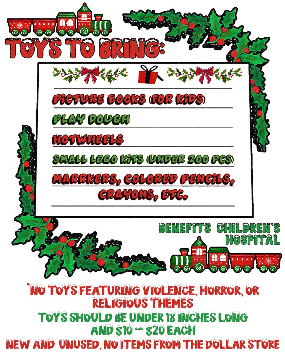milwaukee hardcore and the basement collective present a toy drive for children’s hospital of wisconsin on 12/20 at x-ray arcade. entry is $10 with a new, unused toy. tickets at door only, no presales. everyone who shows up will get in. flyer by <a href="/BAD_BRATgrl3000/">trixie fink</a>.