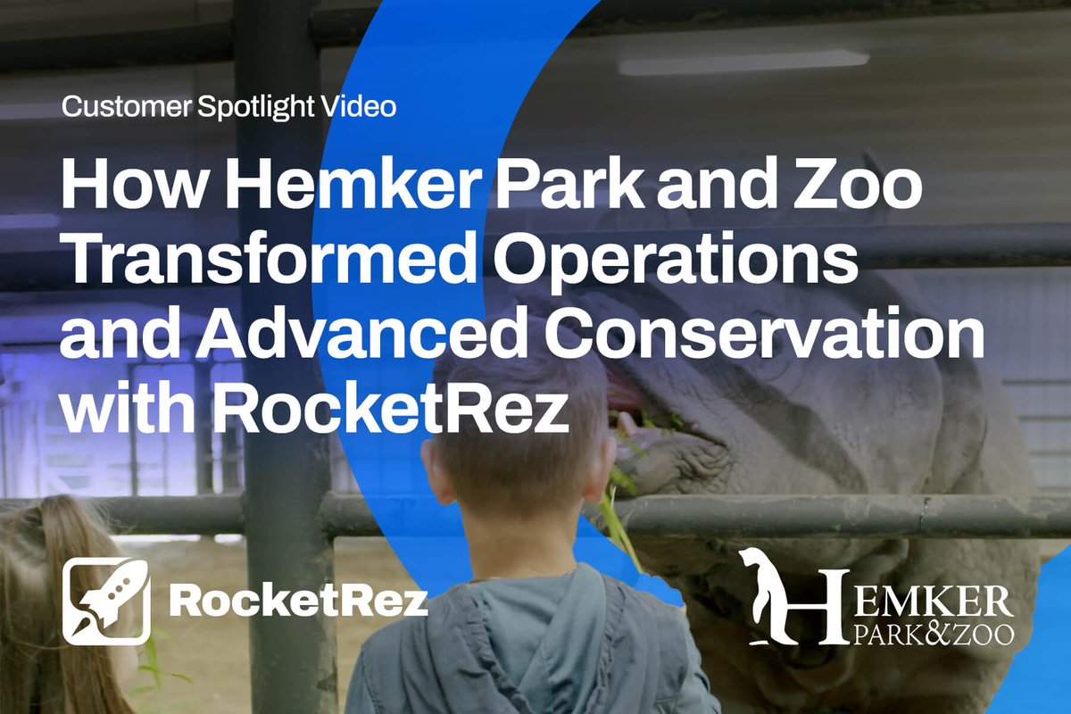 rocketrez's tweet image. “Our old systems caused chaos for staff and guests.” @hemker_zoo upgraded to RocketRez—and everything changed 🦓

Read their case study: hubs.li/Q03PxHvM0

#Zoos #ConservationTech