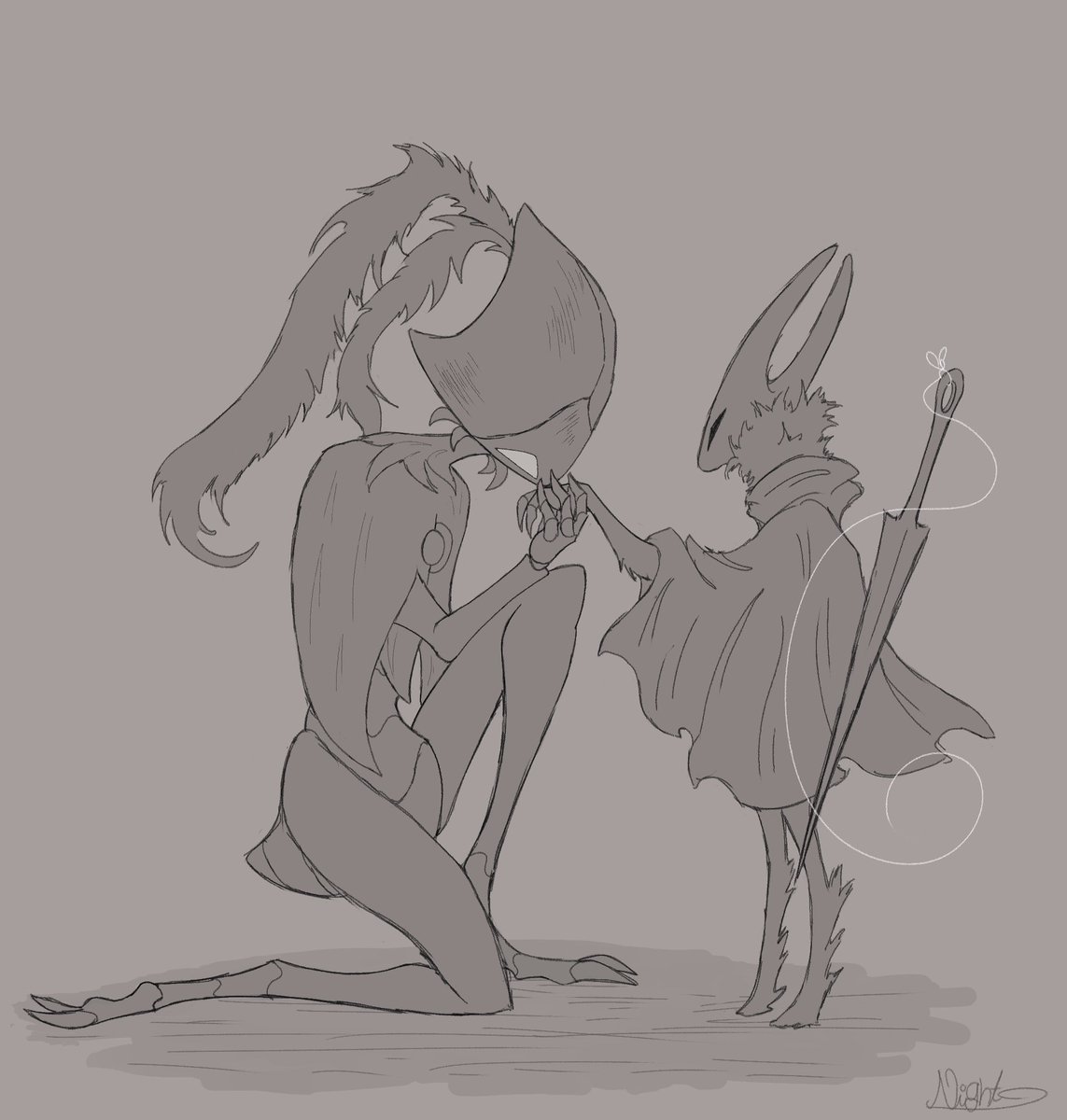 They've been on my mind a lot.
#hollowknight #hollowknightfanart #Silksong #silksongfanart