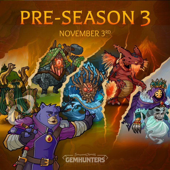 Gmonium!

Pre-Season 3 starts on November 3rd🐻 🧙‍♂️

We will battle test World Bosses - this time with proper rewards!

Which NFTs would you like to see the most in the Rewards Pool? 👀

Berachain!