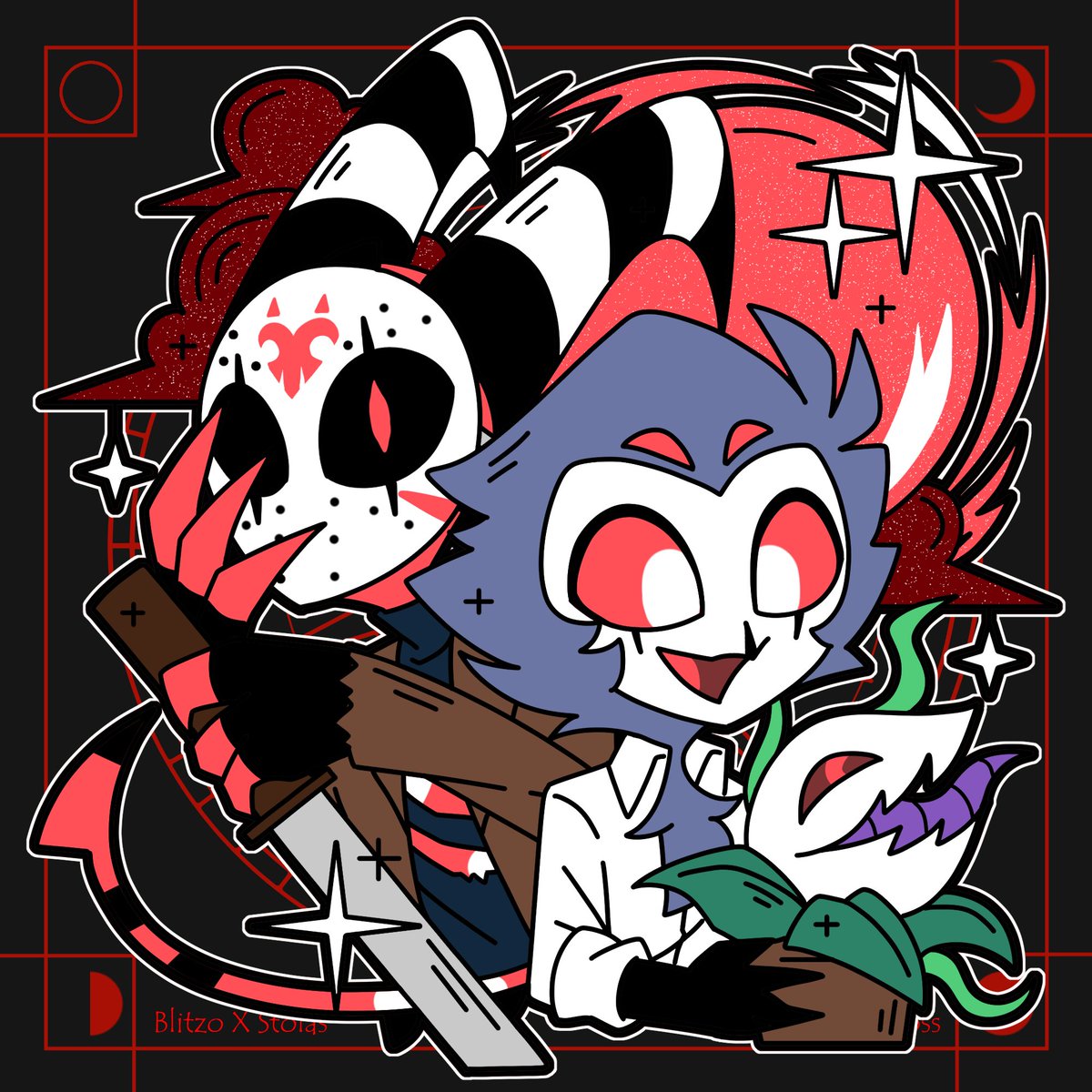 Happy Stolitz Halloween 

#stolitz #helluvaboss #HelluvaBossFanart