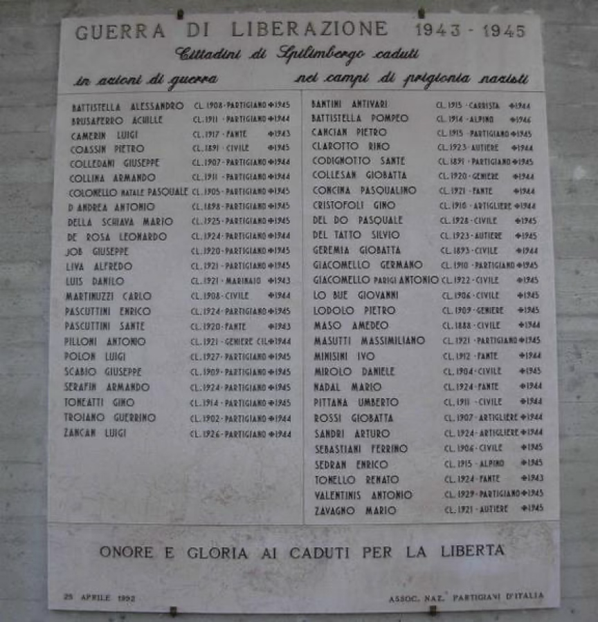 ANPIRomaPosti's tweet photo. Il #27ottobre 1944 in località #Spilimbergo (#PN) truppe naziste e cosacche diedero alle fiamme 17 case e stalle senza badare al bestiame che vi era contenuto che perì nell’incendio.Impiccarono #CarloMartinuzzi, bruciarono vivo #SanteSedran e deportarono in #Germania 30 persone. https://t.co/sFnrSzHCq7