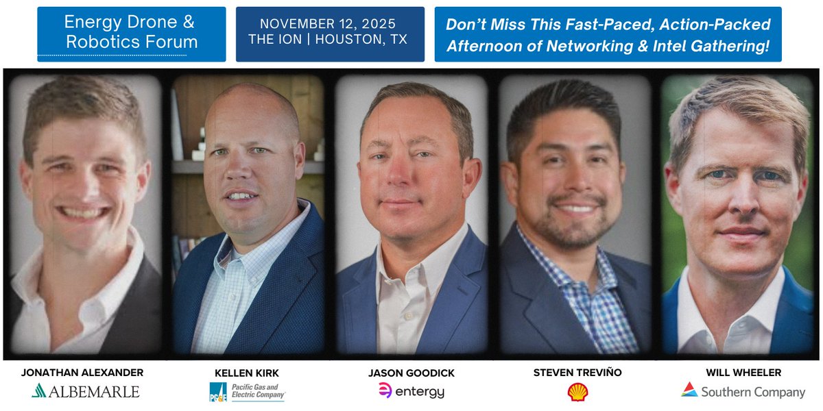 enrgdrone's tweet image. ⚡ The future of energy isn’t fueled, it’s intelligent.
Join 200+ leaders at the EDR Forum on Nov 12th.
🚀 One high-voltage day of breakthroughs from @AlbemarleCorp, @PGE4Me, @Shell, @Entergy, @SouthernCompany &amp;amp; more.
⚙️ Power up your future! Register: hubs.la/Q03Py3xB0