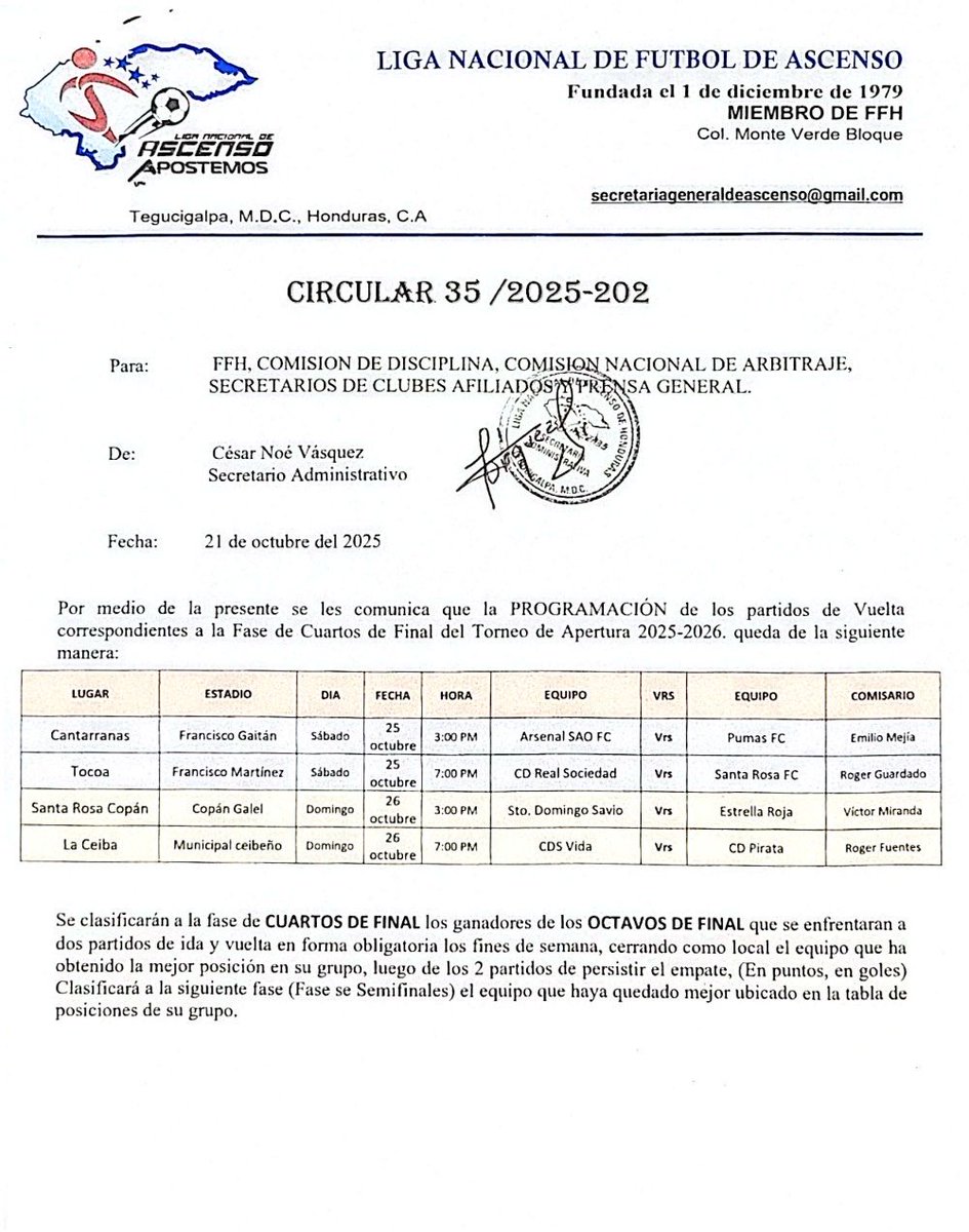 Liga De Ascenso Oficial Honduras tweet media