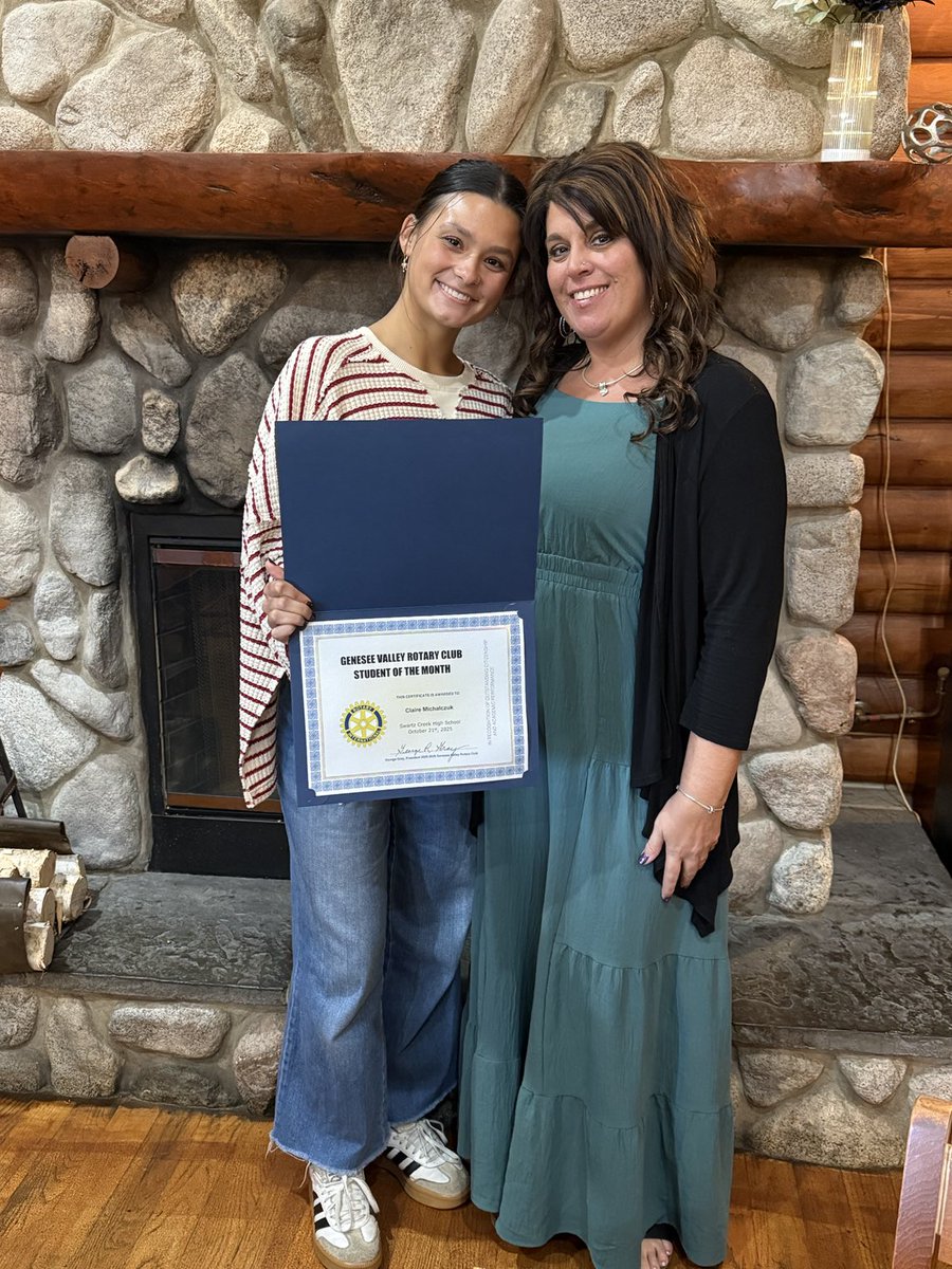 Congratulations Claire Michalczuk ⁦<a href="/swartz_creek/">Swartz Creek Schools</a>⁩ Dragon High School Student of the Month! We’re proud of you!