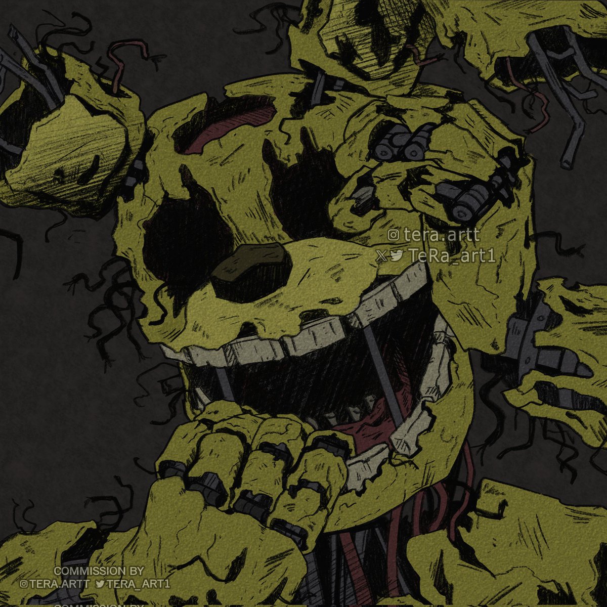 Springtrap doodle #fnaf #fnaffanart