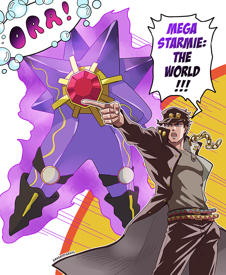 Mega Starmie , Jotaro's Stand or whatever