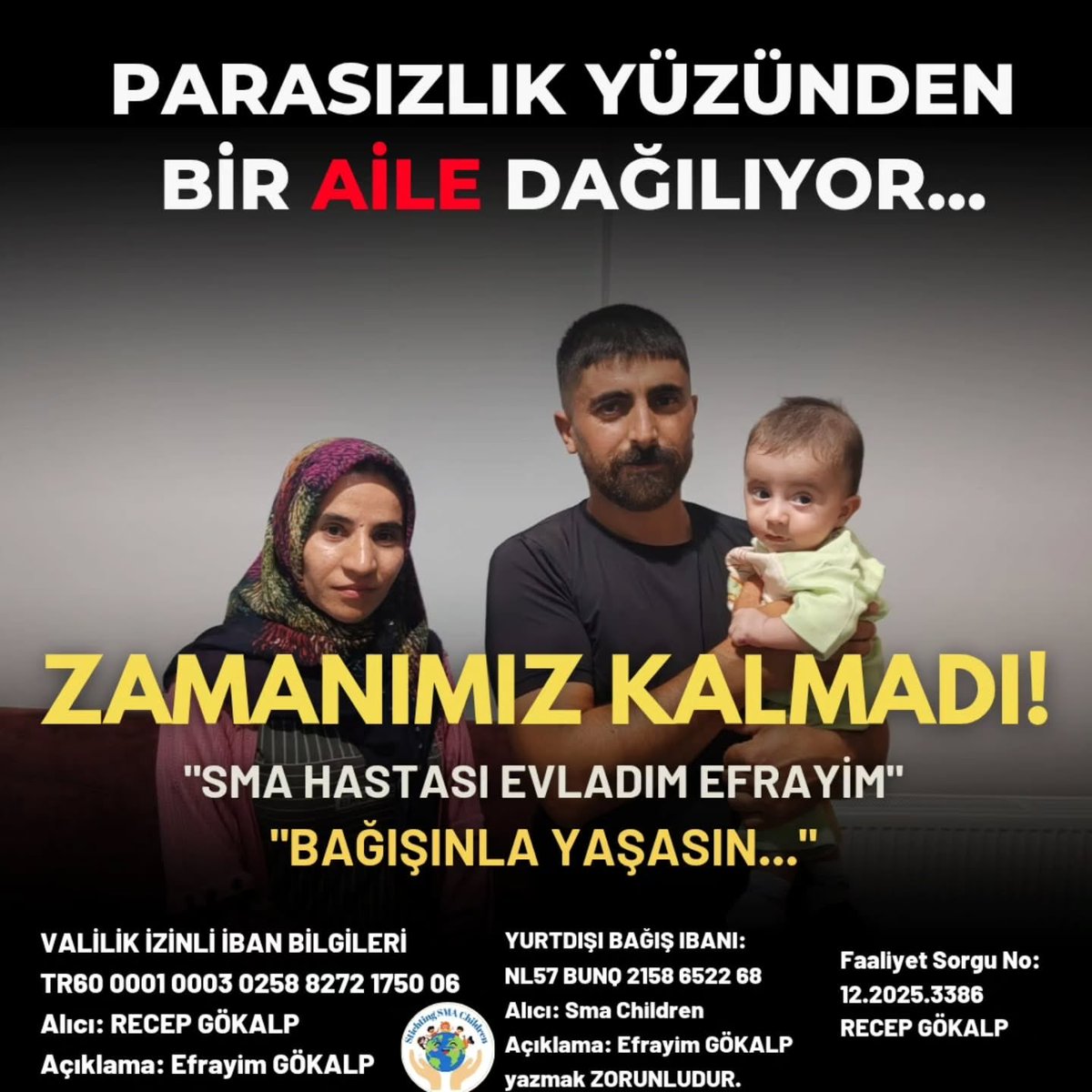 İki cana nefes olmak sizin elinizde lütfen duyarsız kalmayalım
#GokalpveAnnesiYasasin