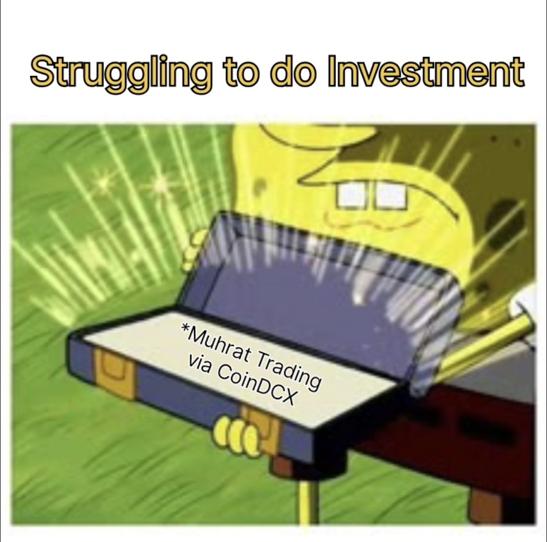 YashKarakoti8's tweet image. Why are you struggling bro, it's so simple.
Just do muhrat trading !!

#LearnKaroCryptoKaro #CoinDCX