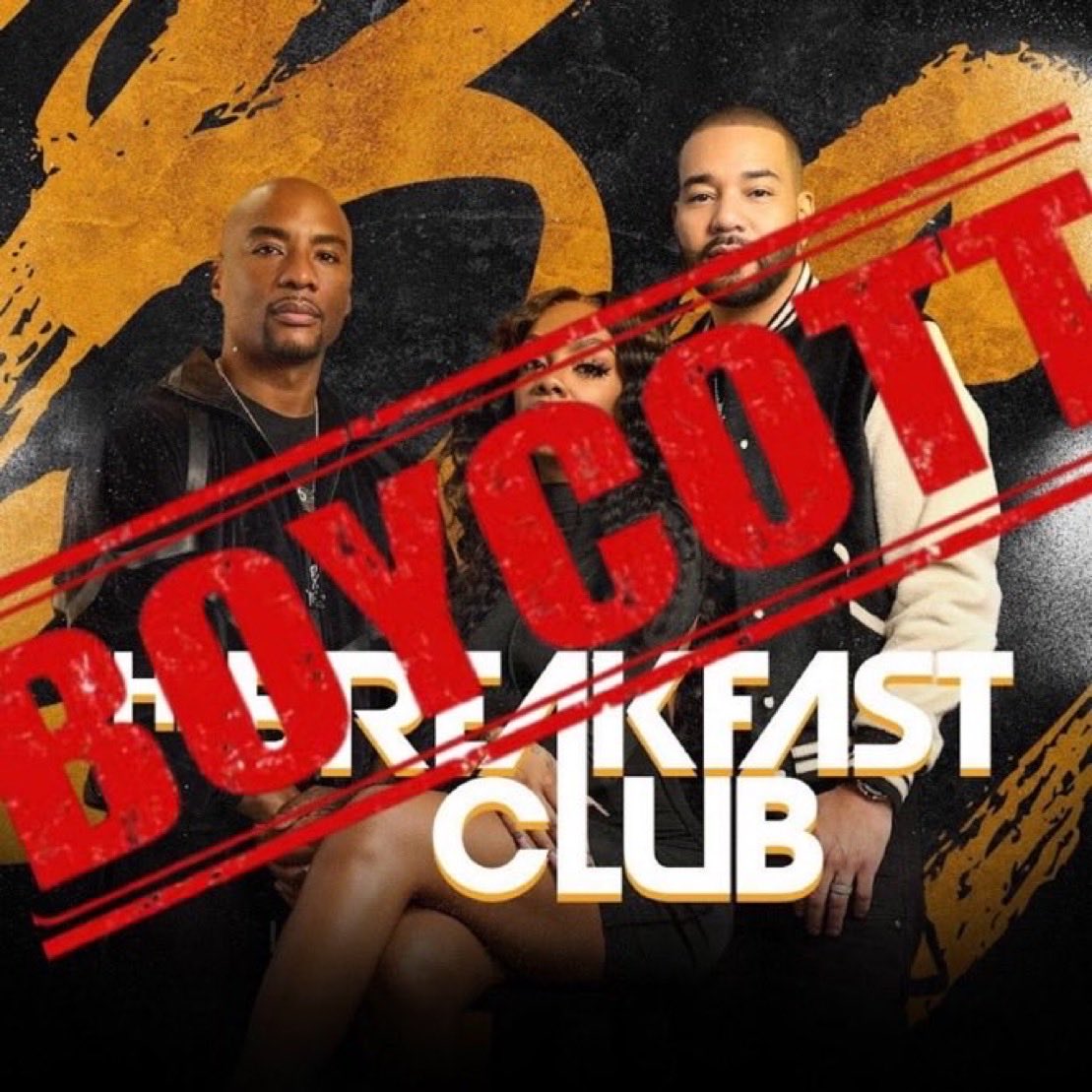 Drmiinaj's tweet image. Barbz boycott breakfast club!