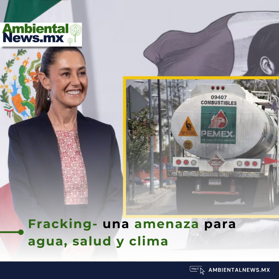 AmbientalNewsMX's tweet image. Los riesgos del fracking en México ponen en alerta a comunidades,👥 expertos y organizaciones ambientales ♻️
Conoce los detalles: tinyurl.com/y7cfc6ak 
#NoAlFracking #ProtejamosElAgua 💧 #SaludYMedioAmbiente