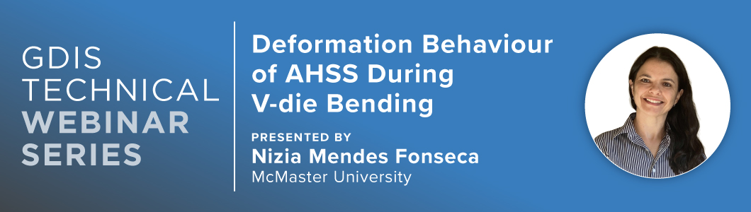 Register today for the next #GreatDesignsinSteel™ Technical Webinar: "Deformation Behaviour of AHSS During V-die Bending" on Tuesday, October 28, at 9:00 a.m. EST presented by Nizia Mendes Fonseca, Ph.D. candidate in Materials Engineering at <a href="/McMasterU/">McMaster University</a>: ow.ly/T4z350Xbh83.