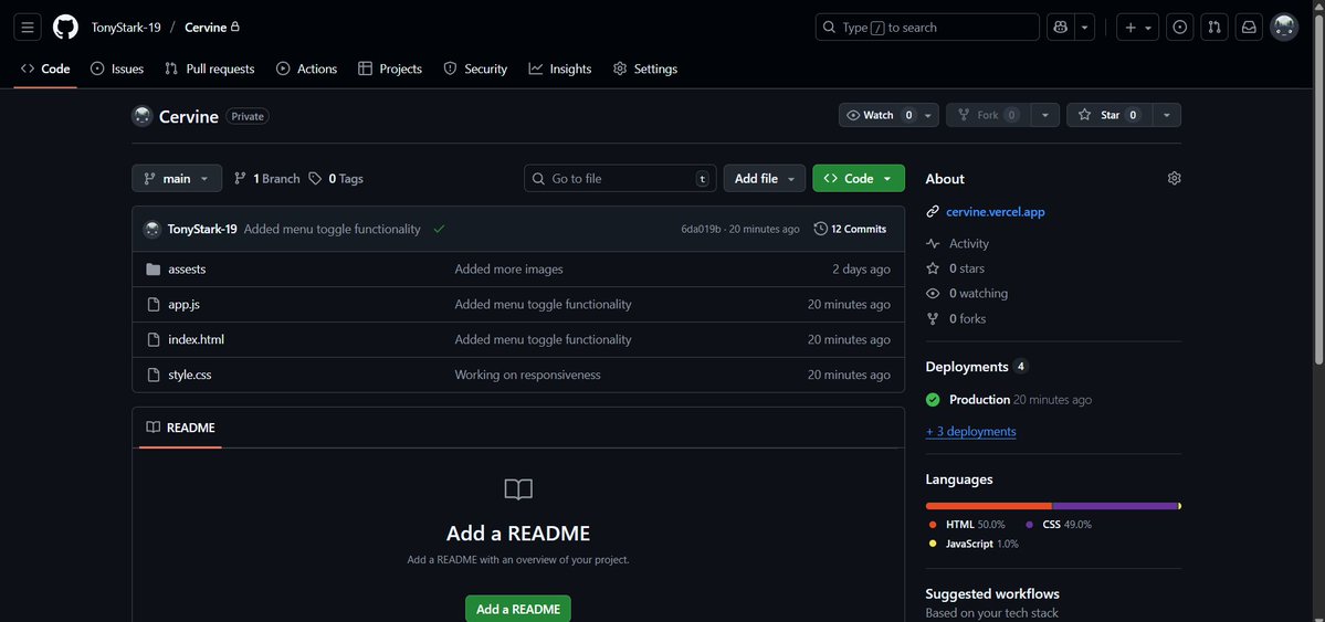 iamaditya_3's tweet image. Day 90 of #100DaysOfCode
Worked on my website using HTML, CSS & JS — focused on responsiveness and added a menu toggle via JS. Just two sections left!
Also got assigned to a new project, forked it & formatted the codebase.
Will continue tomorrow!
#WebDev #Frontend #JavaScript