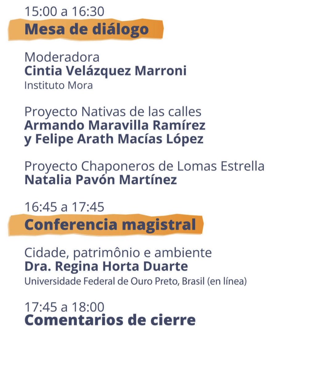 Están invitados este jueves 23 de octubre a partir de las 10:00 am, al Encuentro sobre Patrimonios y ambiente en el Instituto Mora ⁦<a href="/institutomora/">Instituto Mora</a>⁩. Yo participaré con una charla sobre el papel medioambiental de Chapultepec a lo largo del siglo XX.