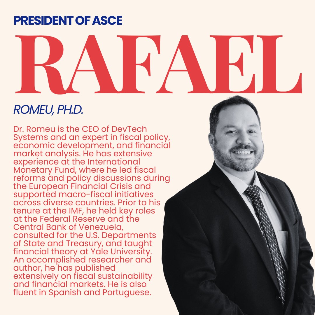 ASCECuba's tweet image. ASCE’s annual conference is happening this Friday and Saturday! In the lead-up to the event, we’re excited to highlight our speakers and featured panelists. Keep an eye out this week for posts showcasing our distinguished lineup. Register at: ascecuba.regfox.com/asce-cuba-annu…