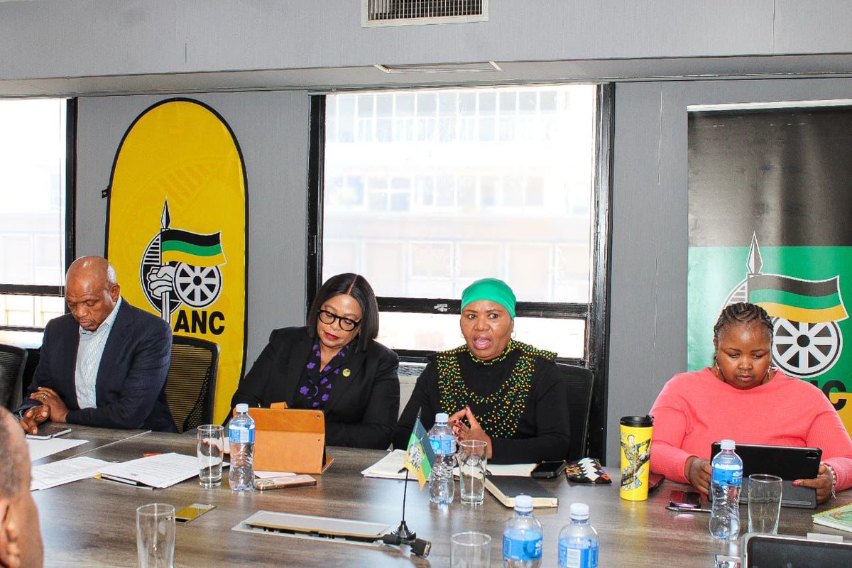 MYANC's tweet image. Today, members of the ANC NEC International Relations Subcommittee, Deputy Chairperson Cde Supra Mahumapelo and Cde Lindiwe Zulu, led by First Deputy Secretary-General Cde Nomvula Mokonyane met with a delegation from the Waddani Party of Somaliland, led by its Chairperson H.E.…