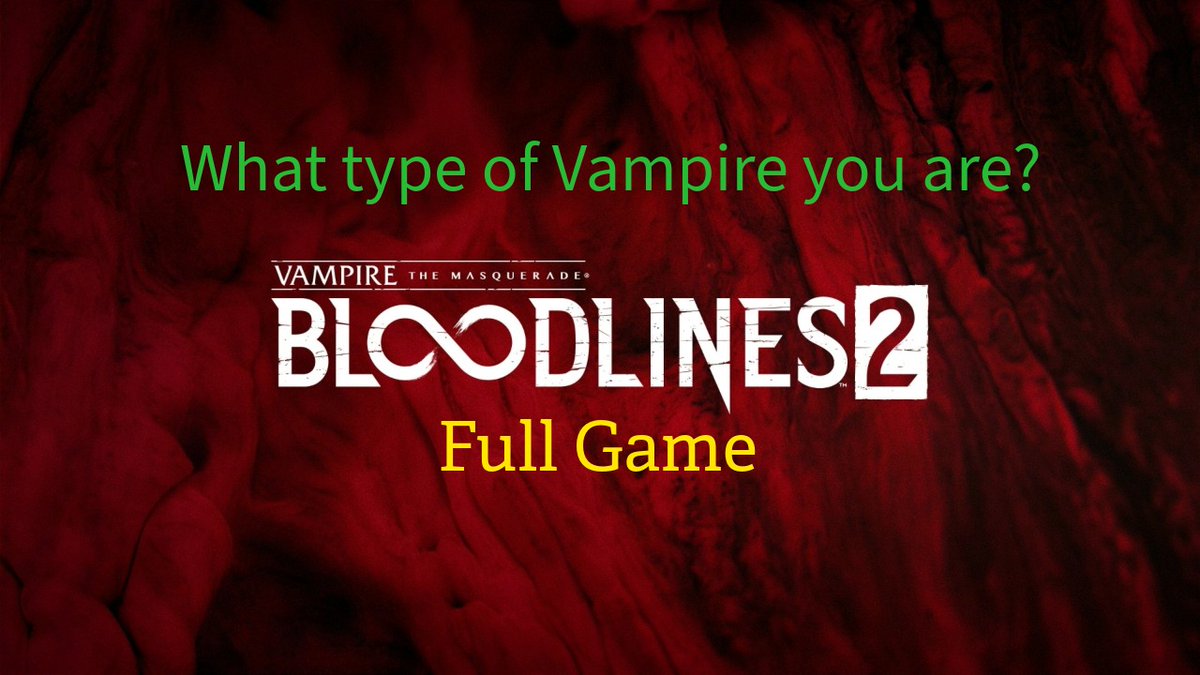RlyHandsomeD's tweet photo. Everone waiting 21 years for play this game. So the stream is just begin! Follow , support and enjoy! 
https://t.co/VFVdnPwvnY 
#bloodlines2 #Vampire #VampireTheMasquerade2
#stream https://t.co/v1YFUqKNtB