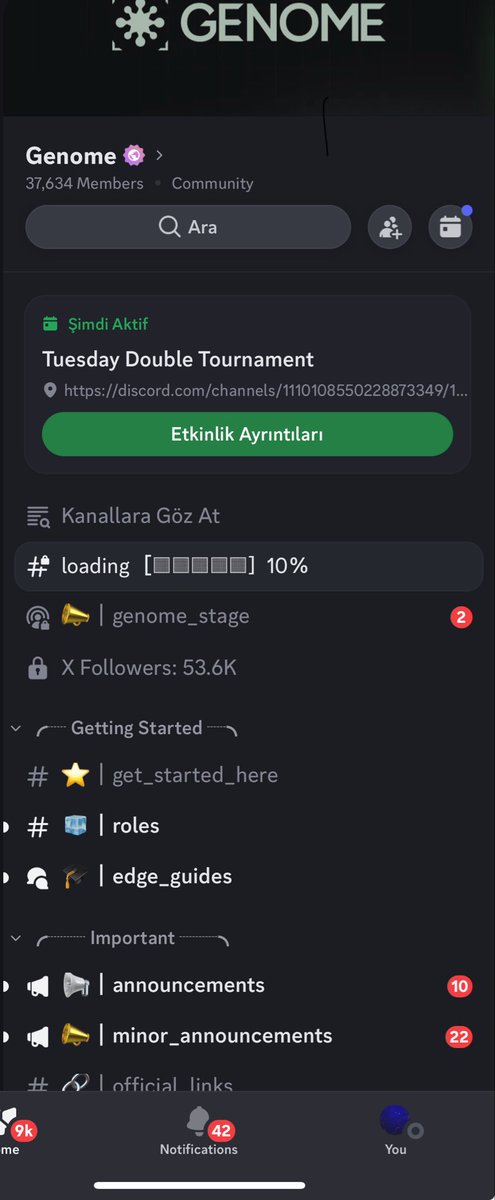 yekaza123's tweet image. Something is cooking in @genome_protocol discord 🧑🍳
Remember when Monad shared same thing it was TGE time 🔥
Team also said an update is coming so I guess we are pretty close to snapshot 📸
$NOME is finally on the way