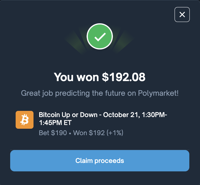 ProgrammerGuy4's tweet image. Anotha one @Polymarket @PolymarketTrade