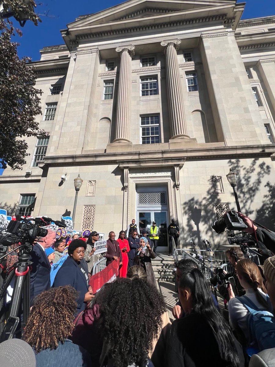 The Trump administration is coming after <a href="/LamonicaMciver/">LaMonica McIver</a> for doing her job.

All because she went where they didn't want her to go and asked the questions ICE didn’t want to answer. 

She’s standing in her truth, and we’re standing right beside her. ✊🏽