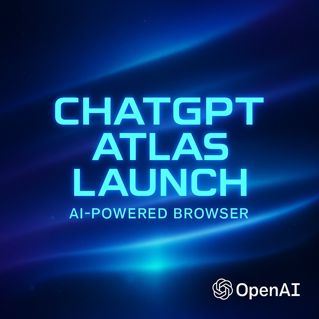AuroraDesignInt's tweet image. @OpenAI launches ChatGPT Atlas, its new intelligent browser redefining how we explore the web.

With ChatGPT as the main search engine, a contextual sidebar, and autonomous agent mode — Atlas takes browsing to the next level.

pic.x.com/aakzyuk2bv