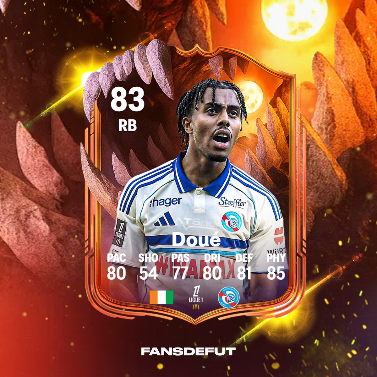 🚨 Guela Doué🇨🇮 sera présent dans l'équipe 1 des ULTIMATE SCREAM ! 🎃✅

stats = prédi 

avec <a href="/FutPoliceLeaks/">FUT POLICE LEAKS</a> 🤝
