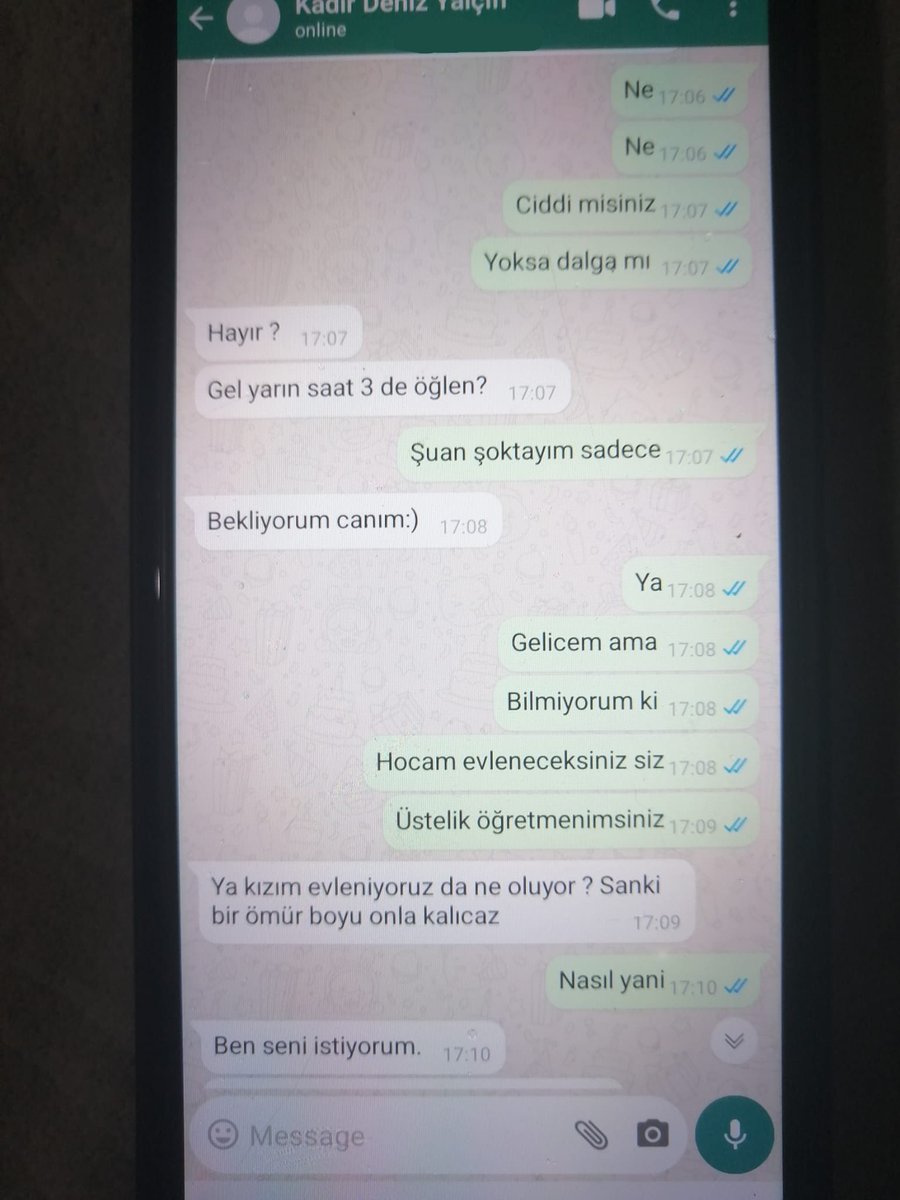 Beyin travması sonucu oluşan kisti nasıl yapacağım? İşte floodda bahsettiğim şeylere örnek görüyorsunuz halen yaşıyorum. Size vicdan diliyorum. Kadir deniz yalçının mesajları