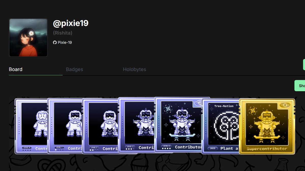 SealRishita's tweet image. Finally, I’m a Supercontributor of Hacktoberfest 2025!
Got to learn a lot. It was my first open source experience.
@hacktoberfest #opensourcecode