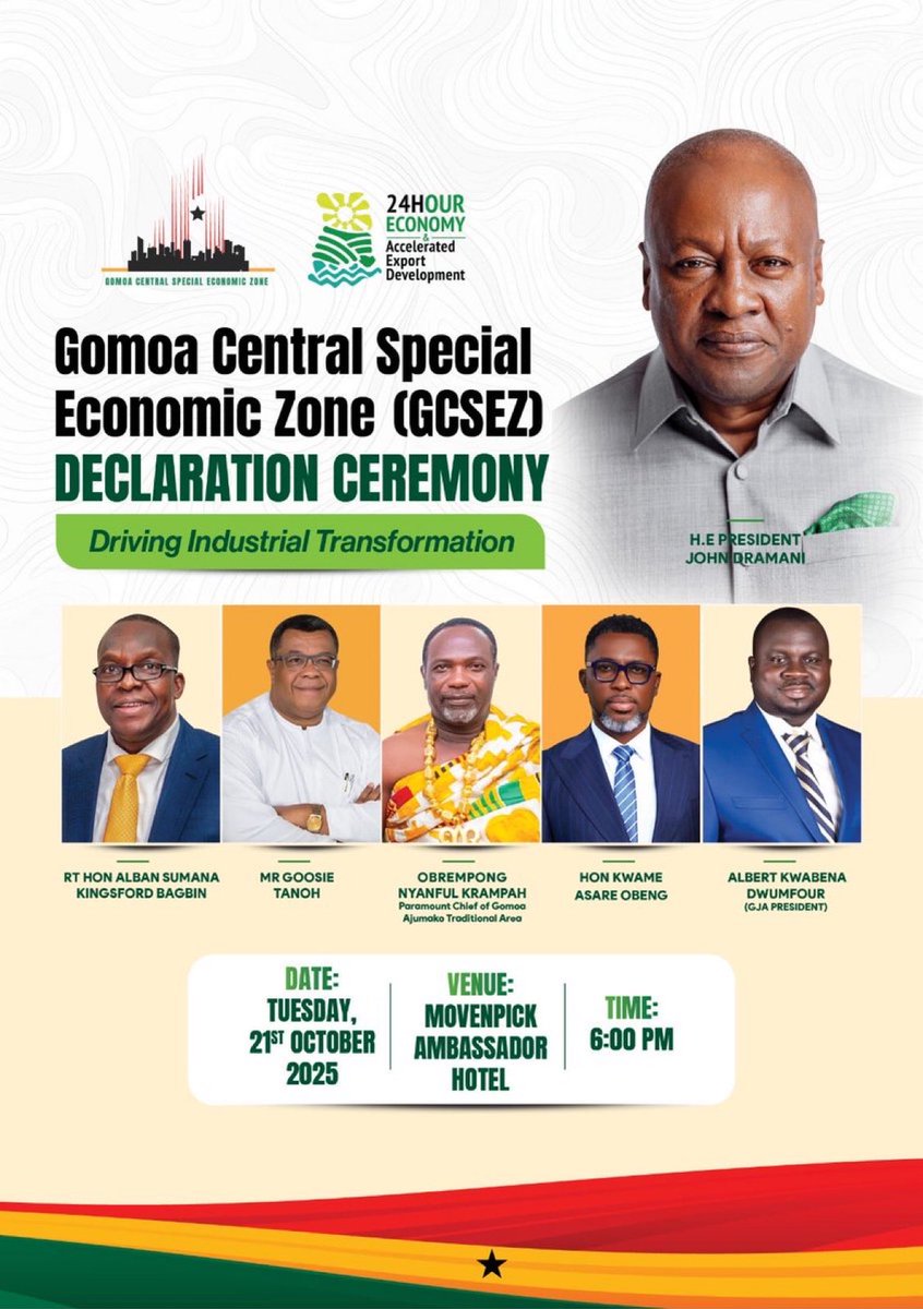 AkuapemMoroni's tweet image. Local businesses, get ready! How can you tap into the opportunities of the GCSEZ? Share your ideas! #GomoaCentralSEZ