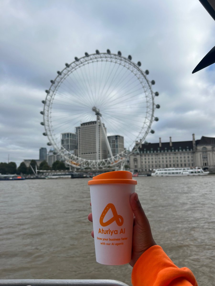AturiyaAI's tweet photo. We hit London in bold orange—and even bolder conversations. Aturiya AI showcased our SDR Agents. AI-powered sales machines built for scale.
300% more leads. 85% response rate.

The future of sales is here and we’re building it with you.
#AturiyaAI #AIagents #SDRAgent #LondonTech https://t.co/n7Kopx5DXq