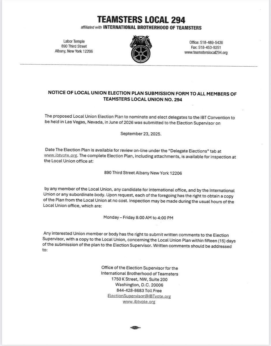 Teamsters Local 294 (@teamsters294) on Twitter photo 