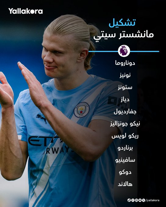 مرموش بديلاً.. تشكيل مانشستر سيتي لمواجهة فياريال في دوري أبطال أوروبا #يلاكورة 