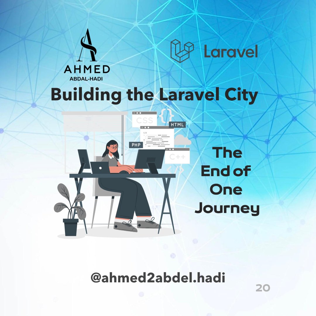 ahmed2abdalhadi's tweet image. 🌇 The Laravel City is alive.
From Routes to Models, Middleware to Testing — every piece works in harmony.
Laravel isn’t just a framework; it’s a living city you build, expand, and evolve.
Keep creating your world. 🚀
#Laravel #CodeCity #WebDev
