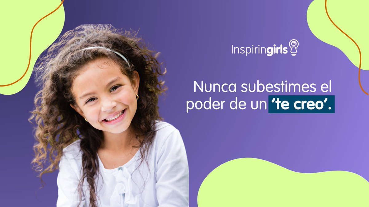 🧠 Las niñas que sienten que son escuchadas, apoyadas y validadas, se sienten capaces de llegar lejos. Inspiring Girls PERÚ acompaña ese proceso. 💫 inspiringirlsperu.org #InspiringGirlsPERU #InspiringGirls #NIÑASINLIMITES