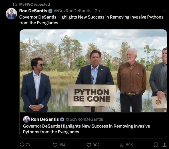 Definitely thought the Florida Governor had a strong stance on programming languages at first