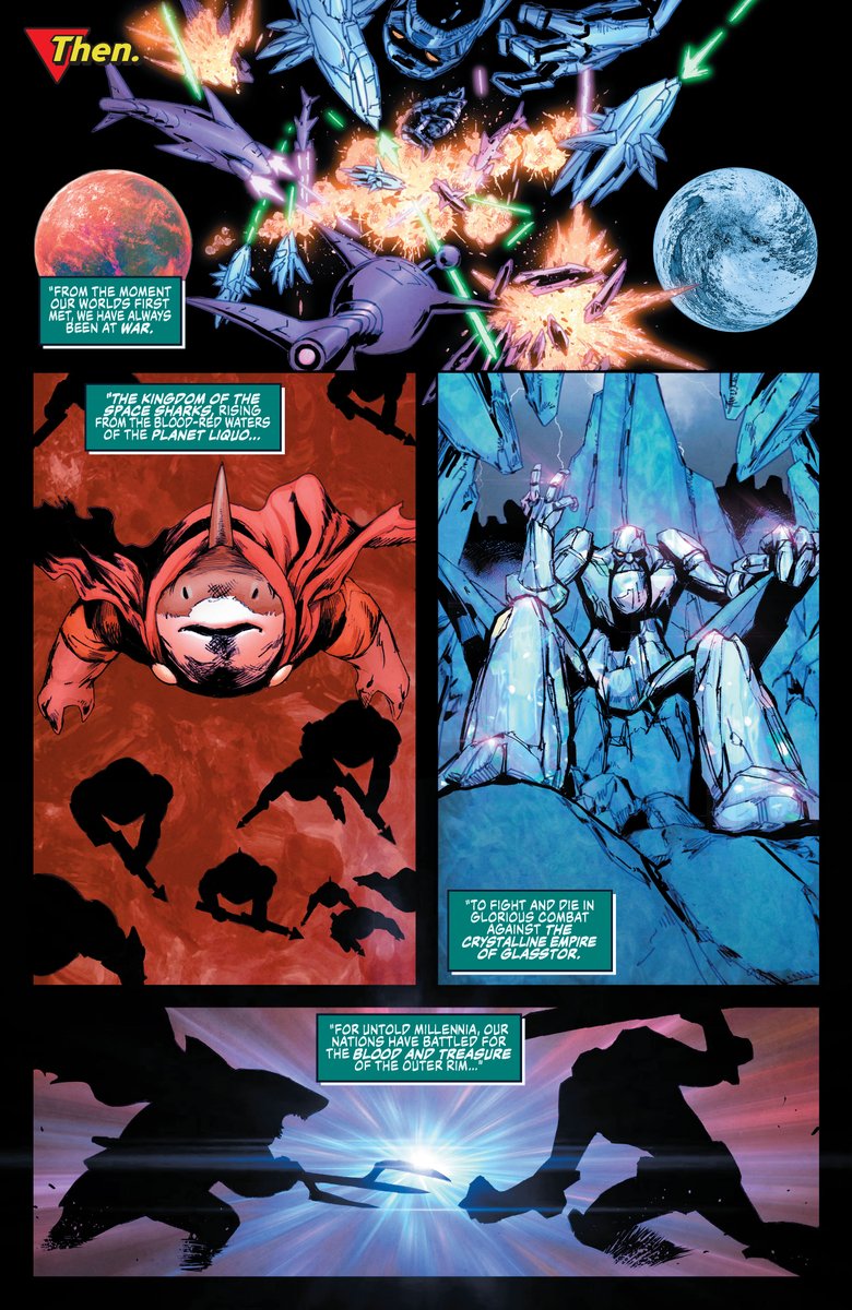 DynamiteComics's tweet image. In stores this week, Space Ghost Vol 2 #4 from David Pepose and Jonathan Lau. Here is a sneak peek.

#spaceghost #davidpepose #jonathanlau

dynamite.com/htmlfiles/view…