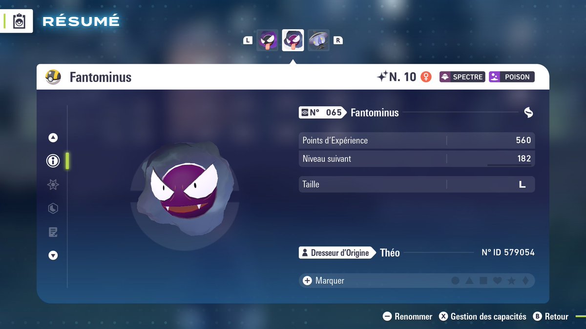 Sakuga_EN's tweet image. Mon premier shiny sur Pokemon Legends ZA en même pas 1h de reset en full odds 😳