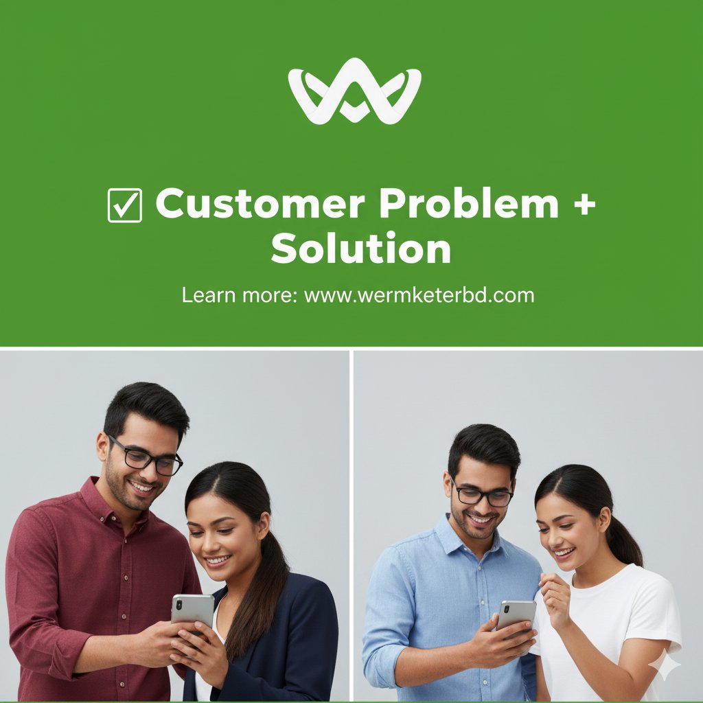 wemarketerbd's tweet image. ✅ Customer Problem + Solution

Every business starts with understanding the customer’s pain point. People don’t buy a product just looks good they buy to solve problem in their life.

👉more: wemarketerbd.com

#CustomerProblem #RealSolution #SolveDontSell #CustomerFocused