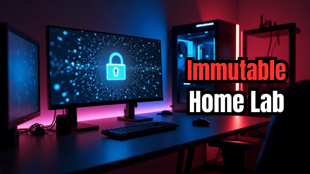 scandaletti's tweet image. Why You Need an Immutable Home Lab Server OS dy.si/BY74W