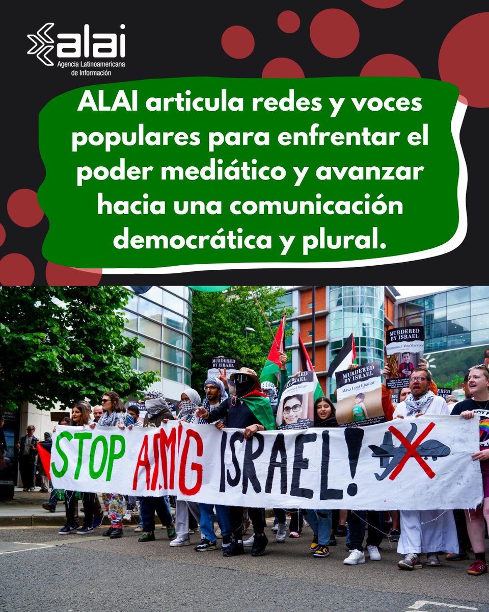 ALAI_XXI's tweet image. &quot;...un puñado de corporaciones tienen el poder de decidir qué se hace visible [...] Cuestión que [...] se mantiene como un desafío pendiente que apremia respuestas&quot;
📗Te invitamos a leer el artículo completo  👉alai.info/revista/numero…
#alai #mediosdecomunicacion #poder #palestina