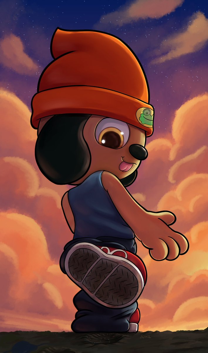 Parappa is a pretty cute dude
But imagine how cute he'd be with your city crushed into his treads