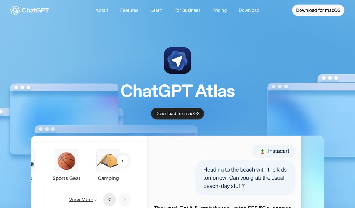Atlas is a great name for a browser. It carries on the navigation lineage started by Netscape:

Navigator
Explorer
Safari
Atlas