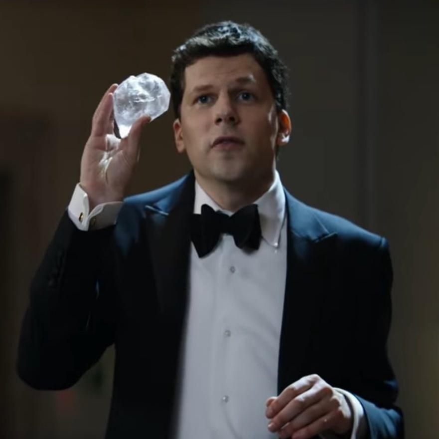 Flyers featuring the Four Horsemen logo from ‘NOW YOU SEE ME’ have popped up all over NYC.

Rumored to be Jesse Eisenberg performing a magic trick this Saturday at Tompkins Square Park.
