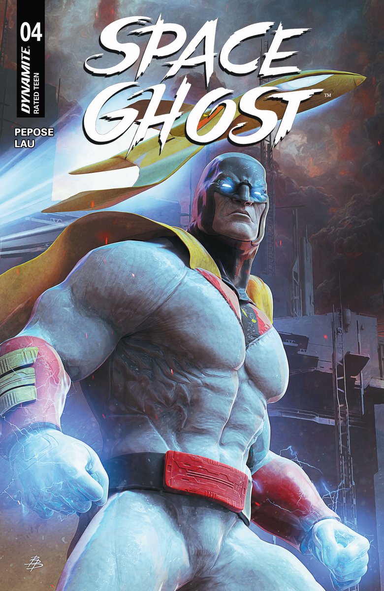 DynamiteComics's tweet image. In stores this week, Space Ghost Vol 2 #4 with covers by Franceso Mattina, Jae Lee, Michael Cho and Bjorn Barends.

#spaceghost #davidpepose #jonathanlau #francesomattina #jaelee #michaelcho #bjornbarends

dynamite.com/htmlfiles/view…