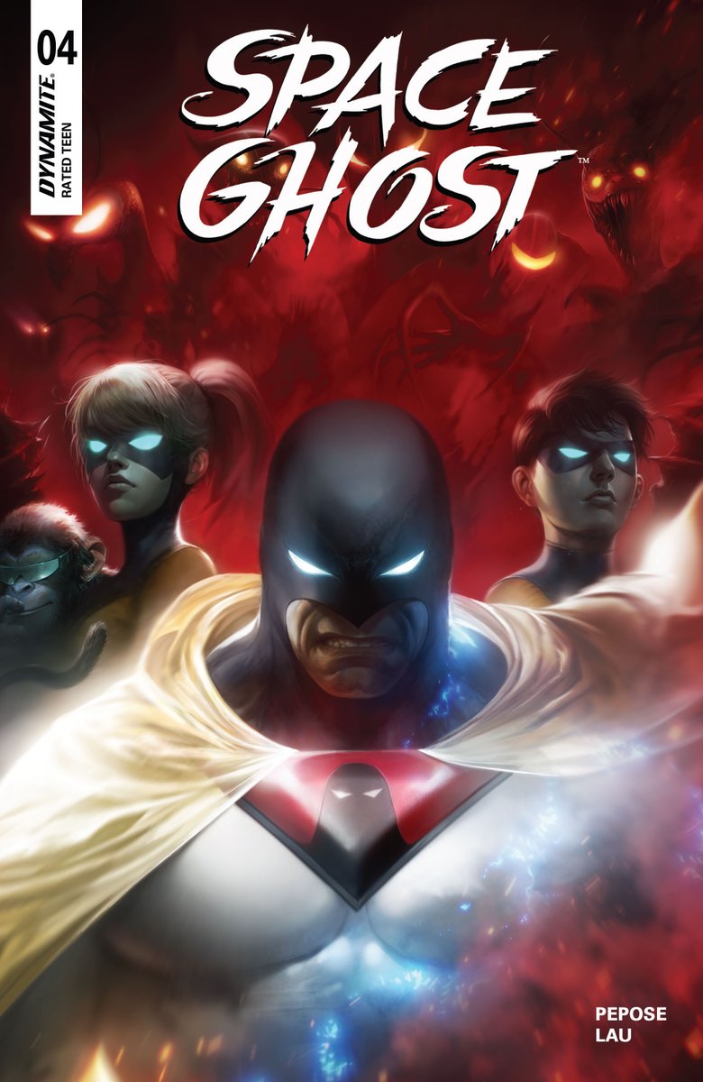 DynamiteComics's tweet image. In stores this week, Space Ghost Vol 2 #4 with covers by Franceso Mattina, Jae Lee, Michael Cho and Bjorn Barends.

#spaceghost #davidpepose #jonathanlau #francesomattina #jaelee #michaelcho #bjornbarends

dynamite.com/htmlfiles/view…