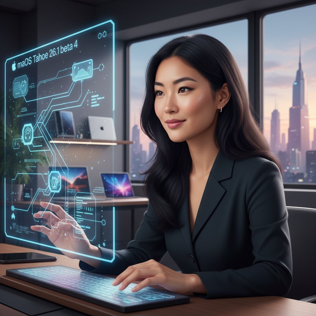 venthewise's tweet image. Apple just released macOS Tahoe 26.1 beta 4 for developers. Get an early look at what new features are coming next to your Mac. Explore the latest updates now!