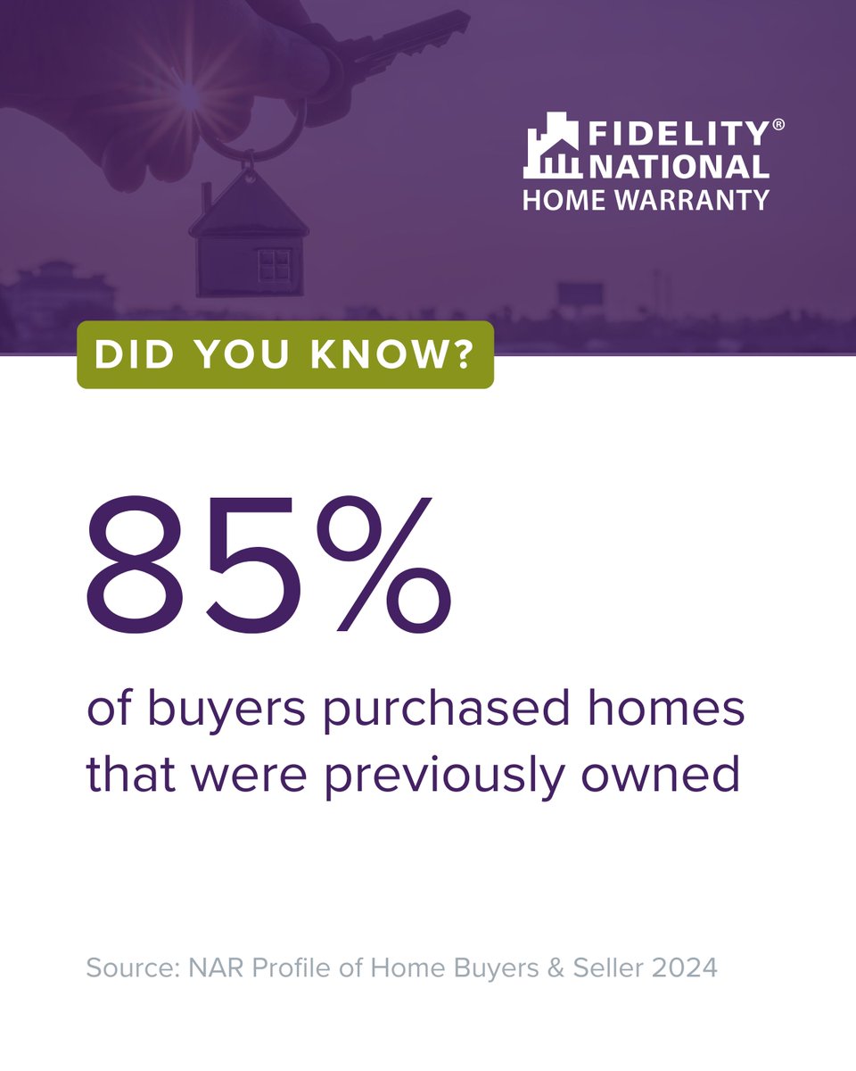 A previously owned home carries stories, character, and charm… and sometimes needs a little TLC. A home warranty helps protect your investment so you can enjoy the good parts. 

Learn more at homewarranty.com because Fidelity has you covered.